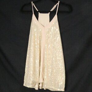 Unbranded | 2XL | Gold Sparkly Glitter Sequined Sleeveless Top